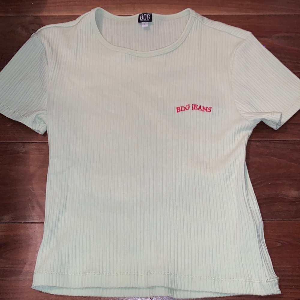 light green bdg urban outfitters top